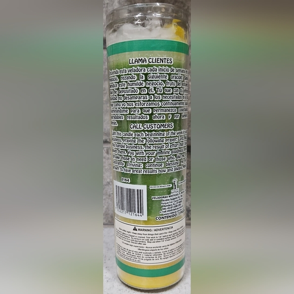 Call Customers (Llama Clientes) Fixed Business Money Spell Candle - 2 for $20 - Picture 2 of 4